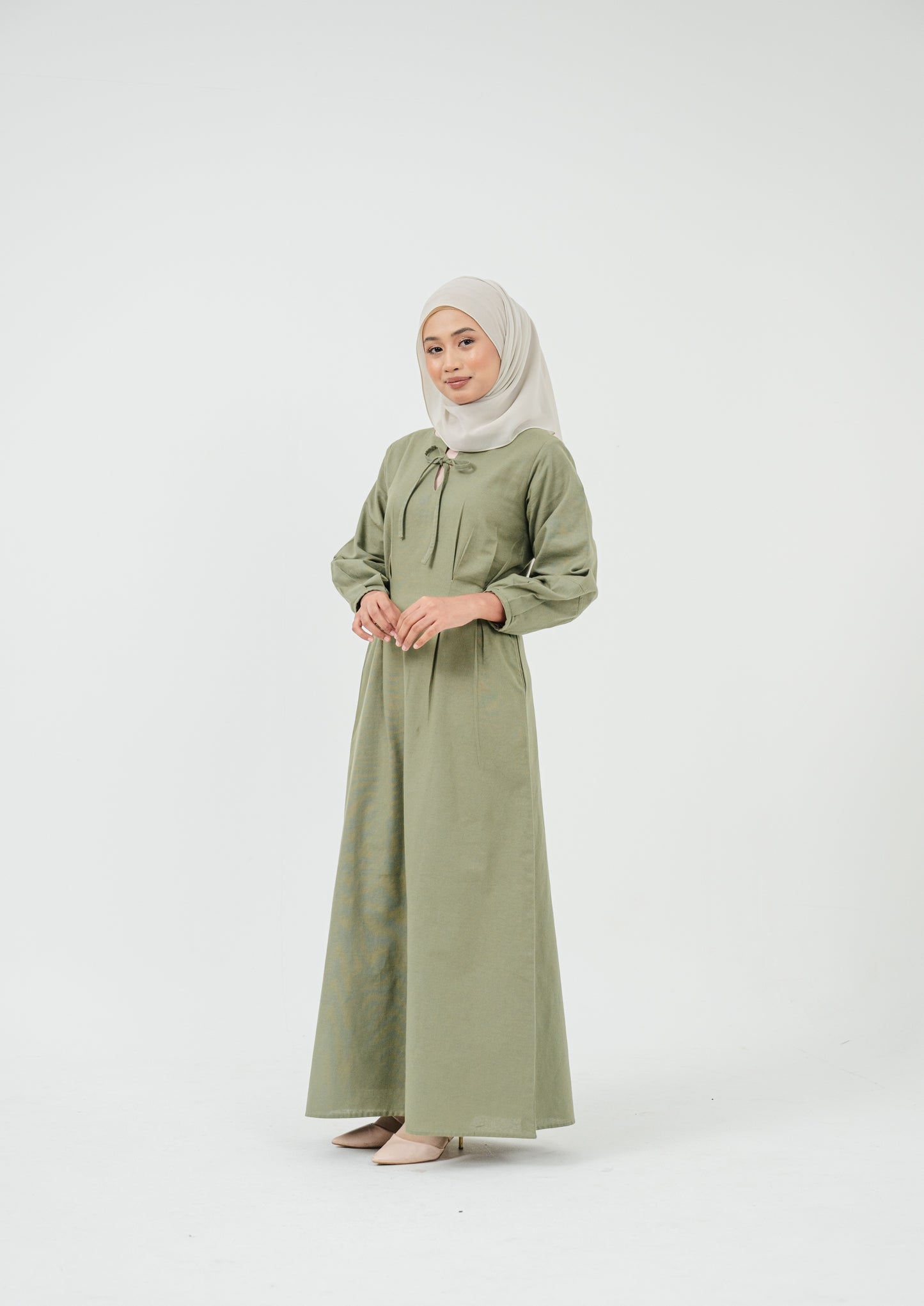 Linea Dress -  Moss Green